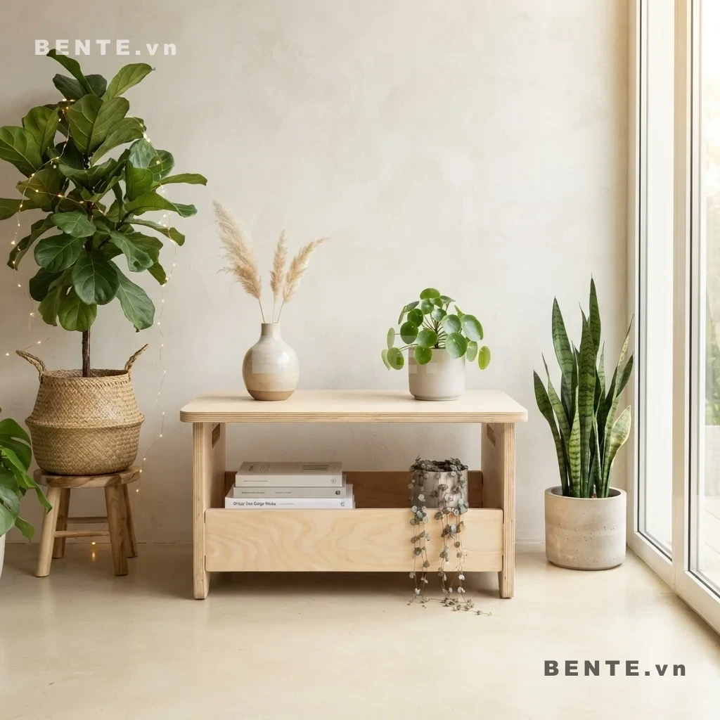 tủ gỗ trẻ em mặt trên rộng