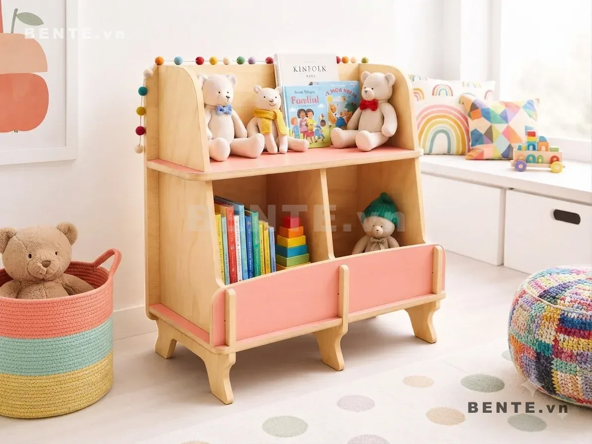 tủ Montessori nhiều khoang mở