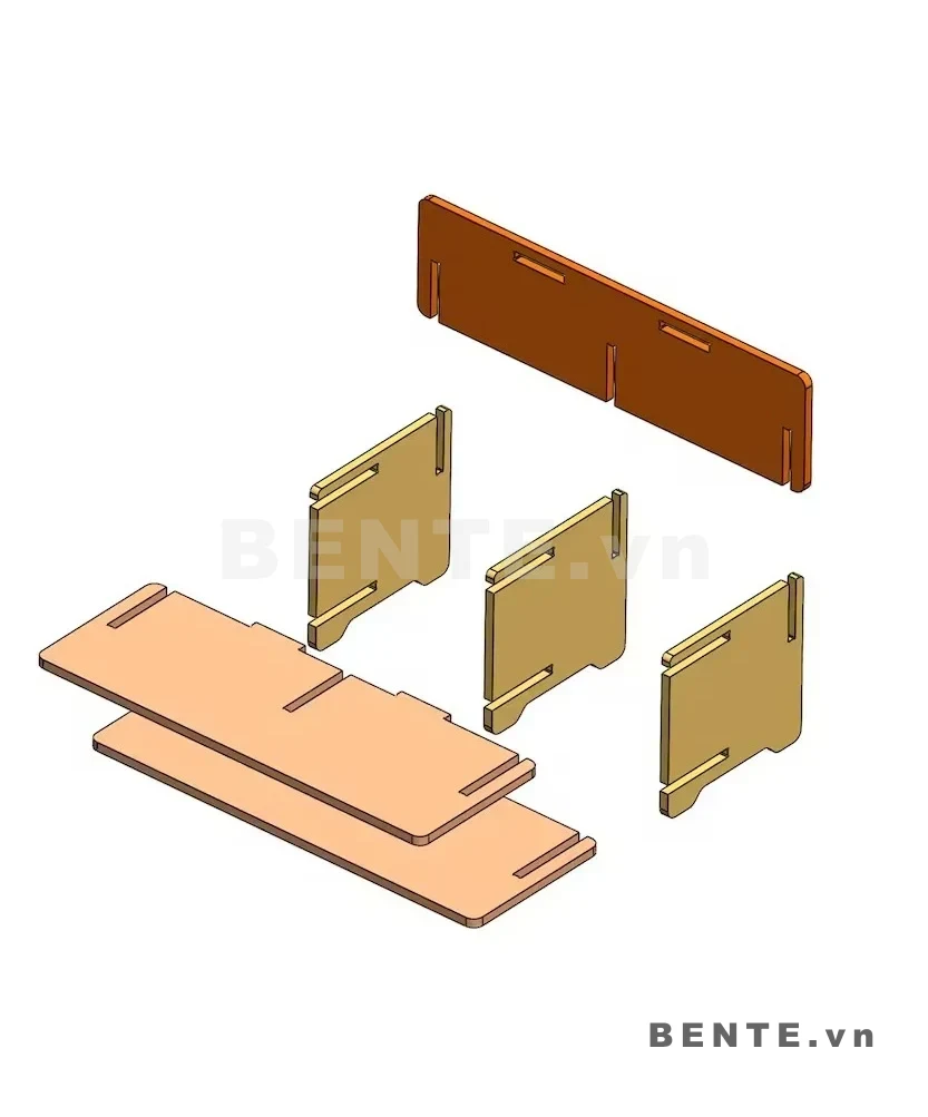 ảnh hướng dẫn lắp ráp, tủ kệ giày gỗ trẻ em có ghế ngồi, kệ giày bé 2 khoang