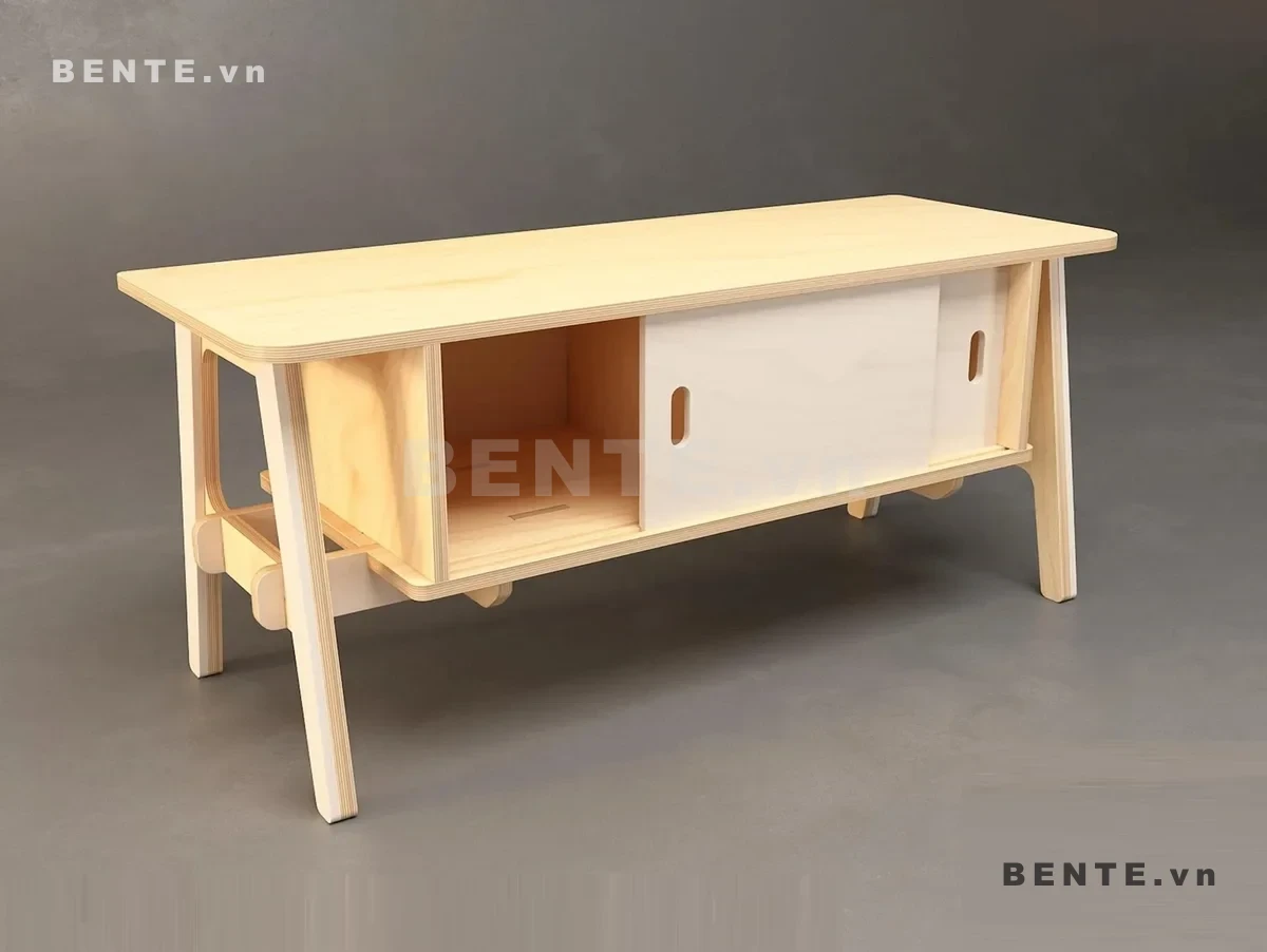 tủ tivi chân 4 trụ