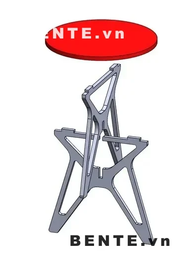 ảnh hướng dẫn lắp ráp, bàn cafe mặt tròn
