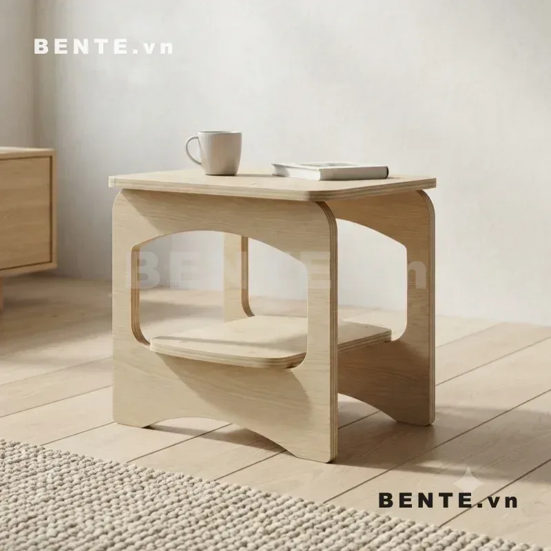 bàn sofa kệ giữa