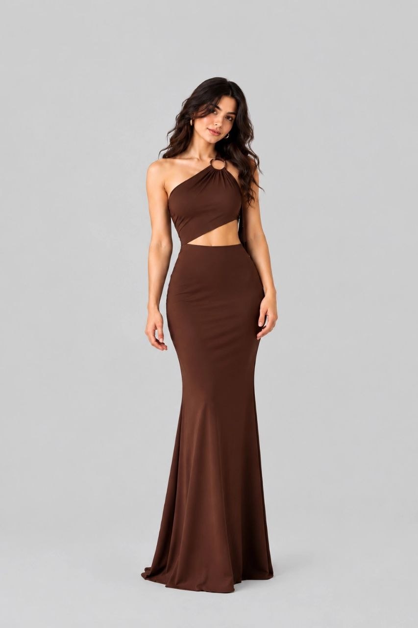 Chocolate Brown Mermaid Dress