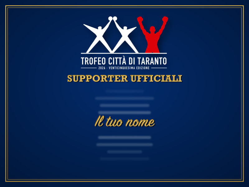 Supporter della XXV edizione