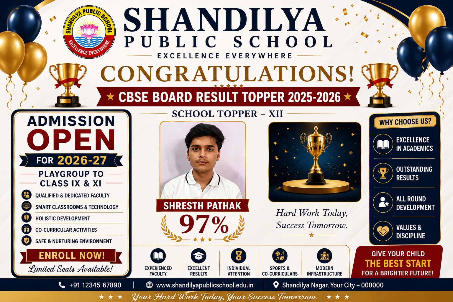 Students of Shandilya Public School