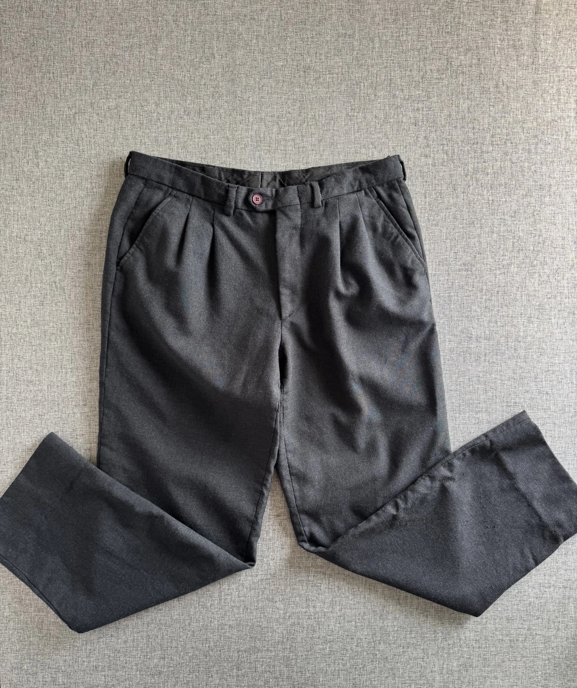 Pantalon Vintage Italiennes E. Leonardi Napoli 100% Laine  - 1