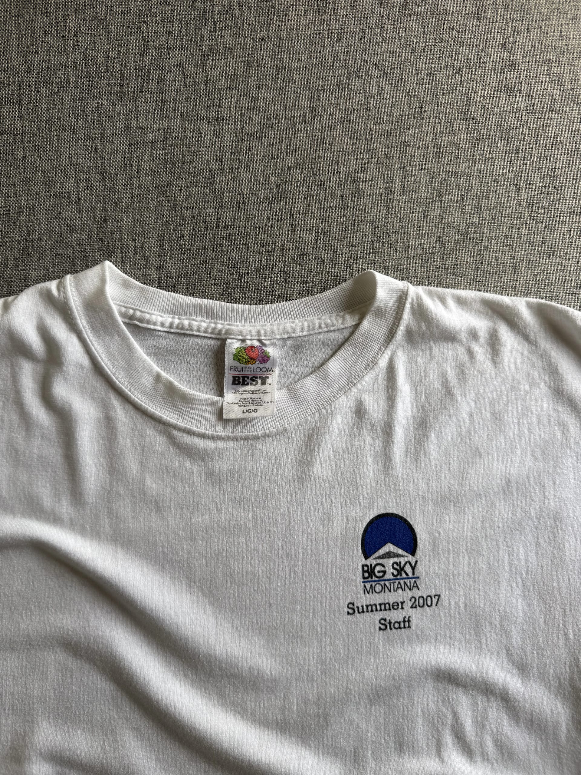 T-shirt Vintage Big Sky Montana Staff 2007 – Fruit of the Loom - 2