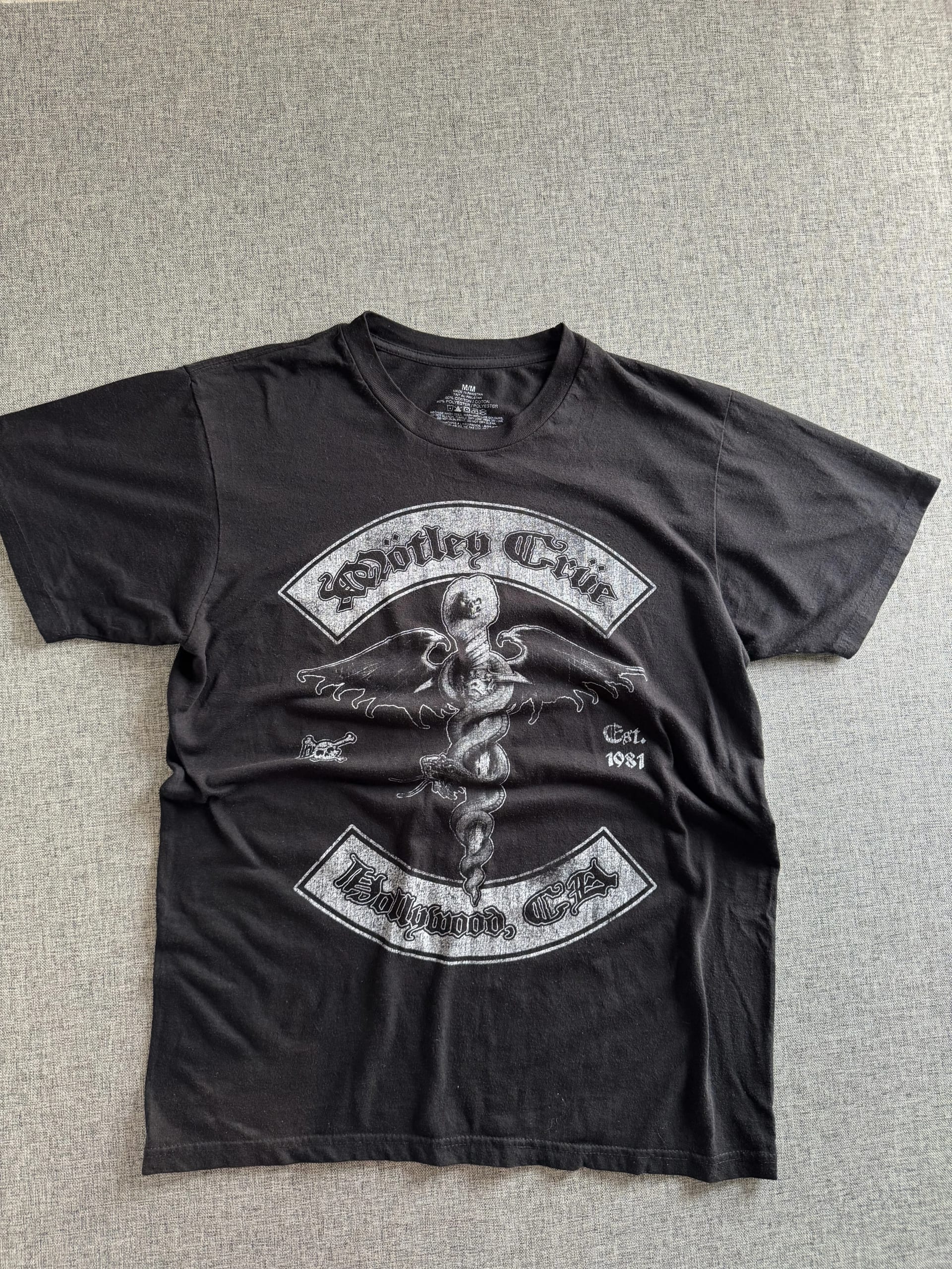 T-Shirt Band Tee Vintage Mötley Crüe - 1
