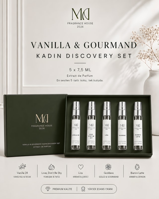 Vanilla & Gourmand Kadın Discovery Set | 5 x 7,5 ml