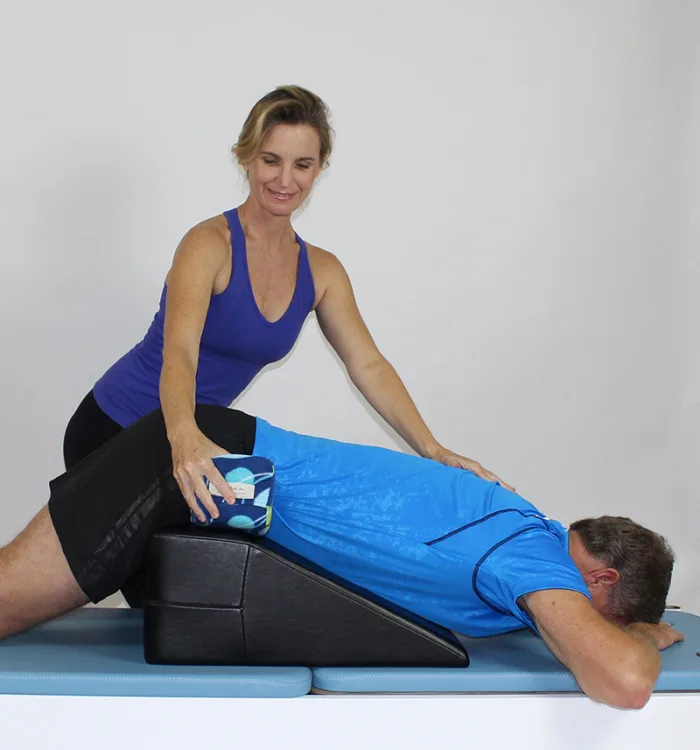 K2 with prone elongation with Scolio Wedge