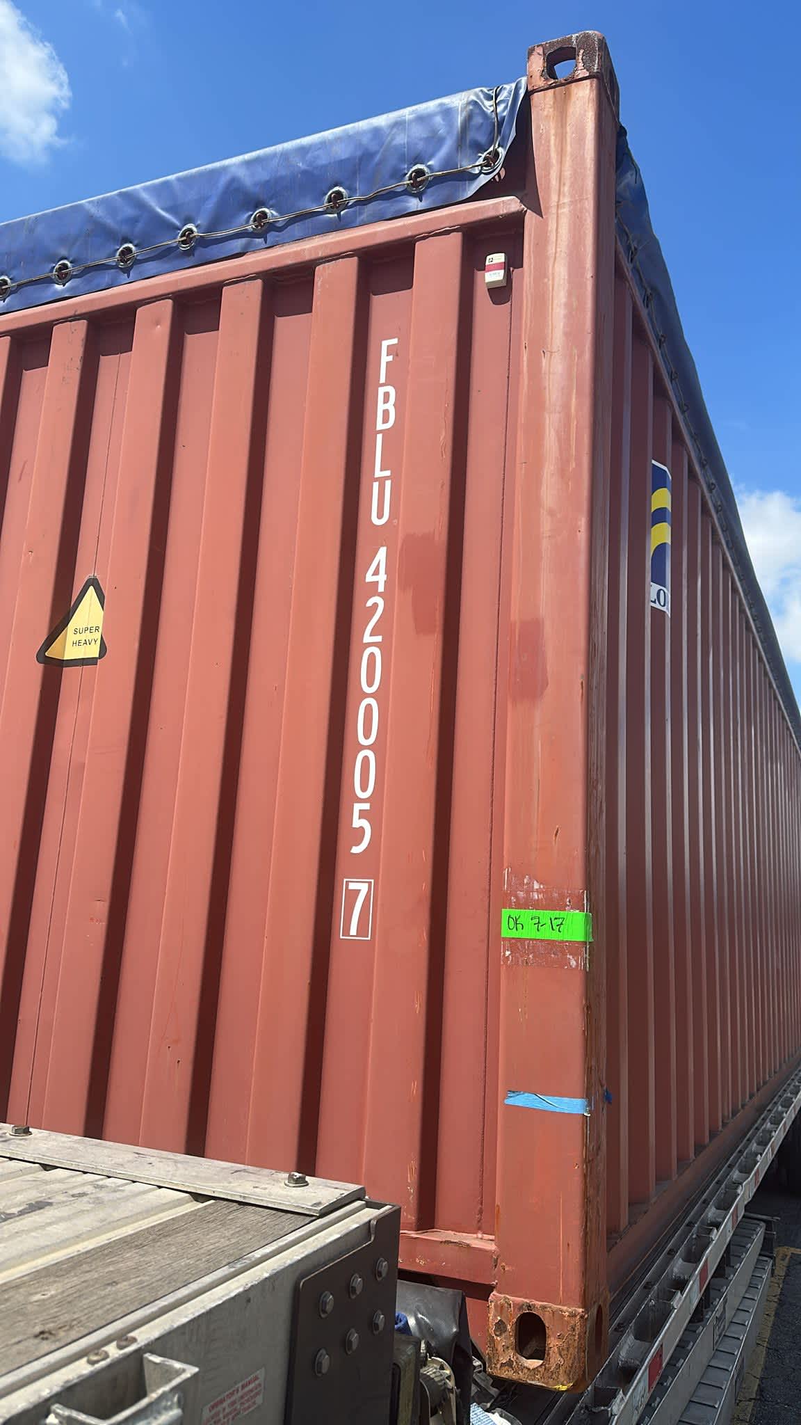 40ft Open Top Container shipping from Compton, CA to Houston, TX — shipped from Compton, CA to Houston, TX