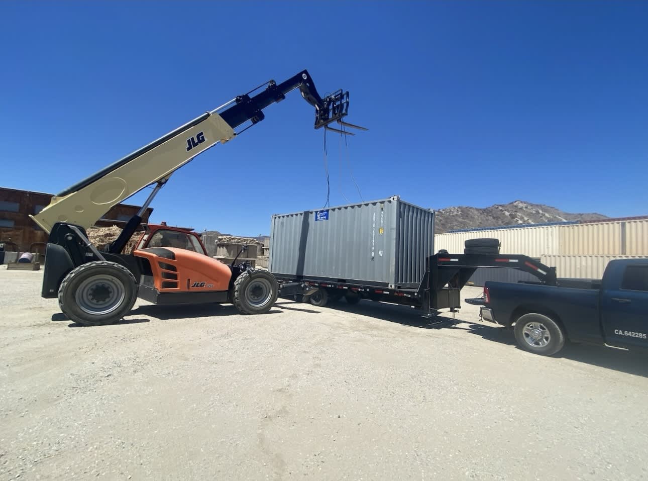 20 Foot Shipping Container shipping from Santa Clarita, CA to Los Angeles, CA — shipped from Santa Clarita, CA to Los Angeles, CA