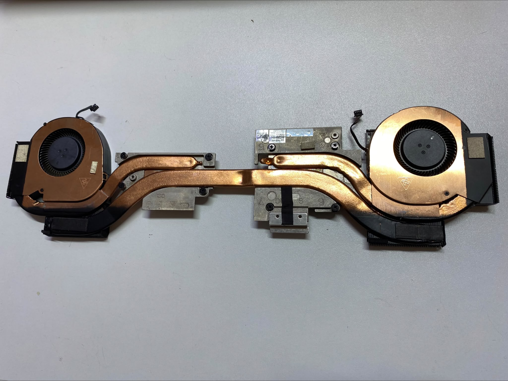 DELL Precision M7530 M7540 Radyatör Soğutucu Blok Ve Fan