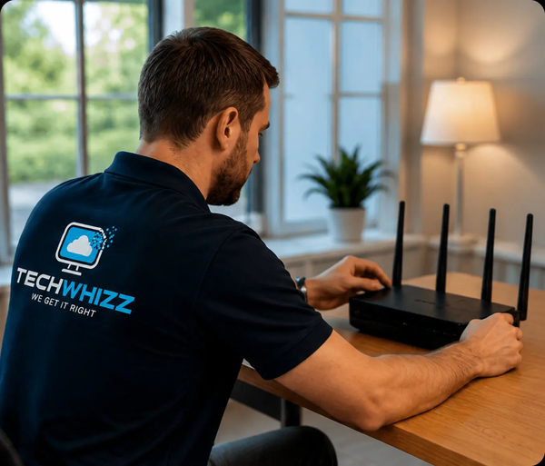 The Tech Whizz in action