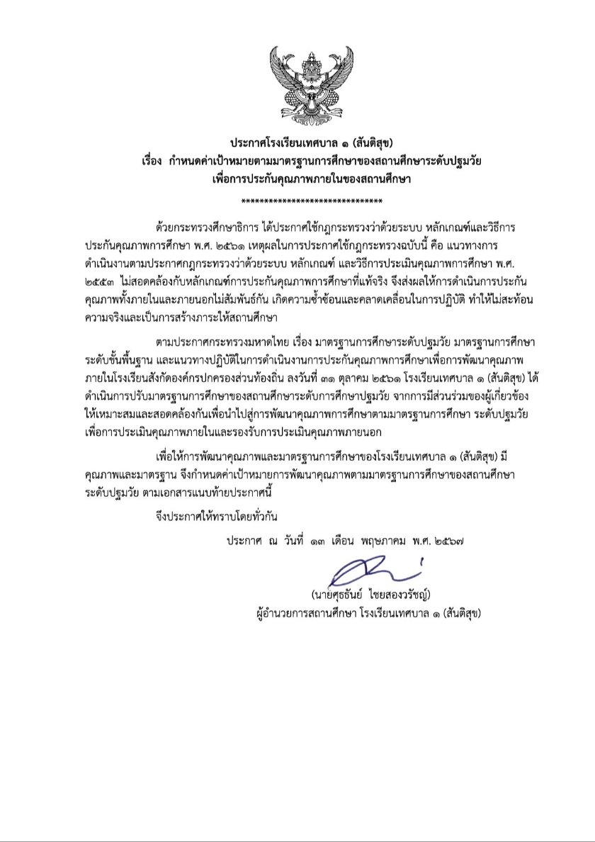 ประกาศฉบับวันที่ 13 พฤษภาคม 2567