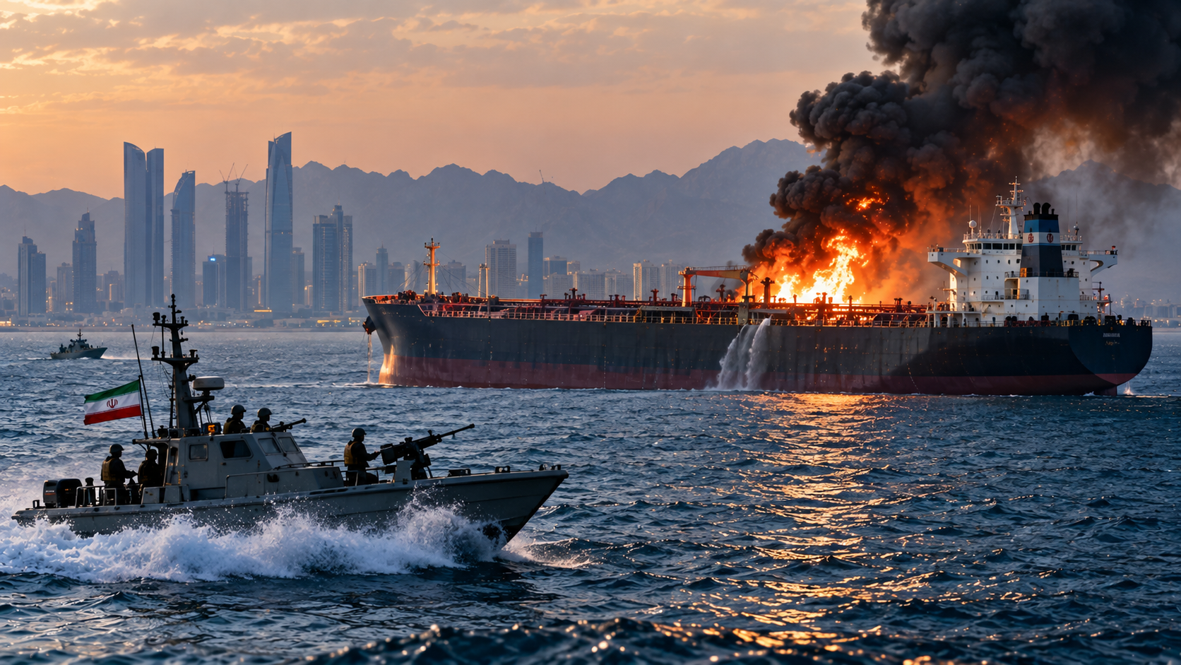 IRGC Widens Threat to Tankers as Gulf Attacks Intensify and Oil Exports Fall
