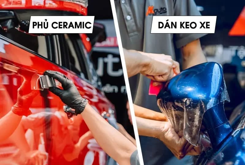 Nên phủ ceramic hay dán keo cho ô tô?