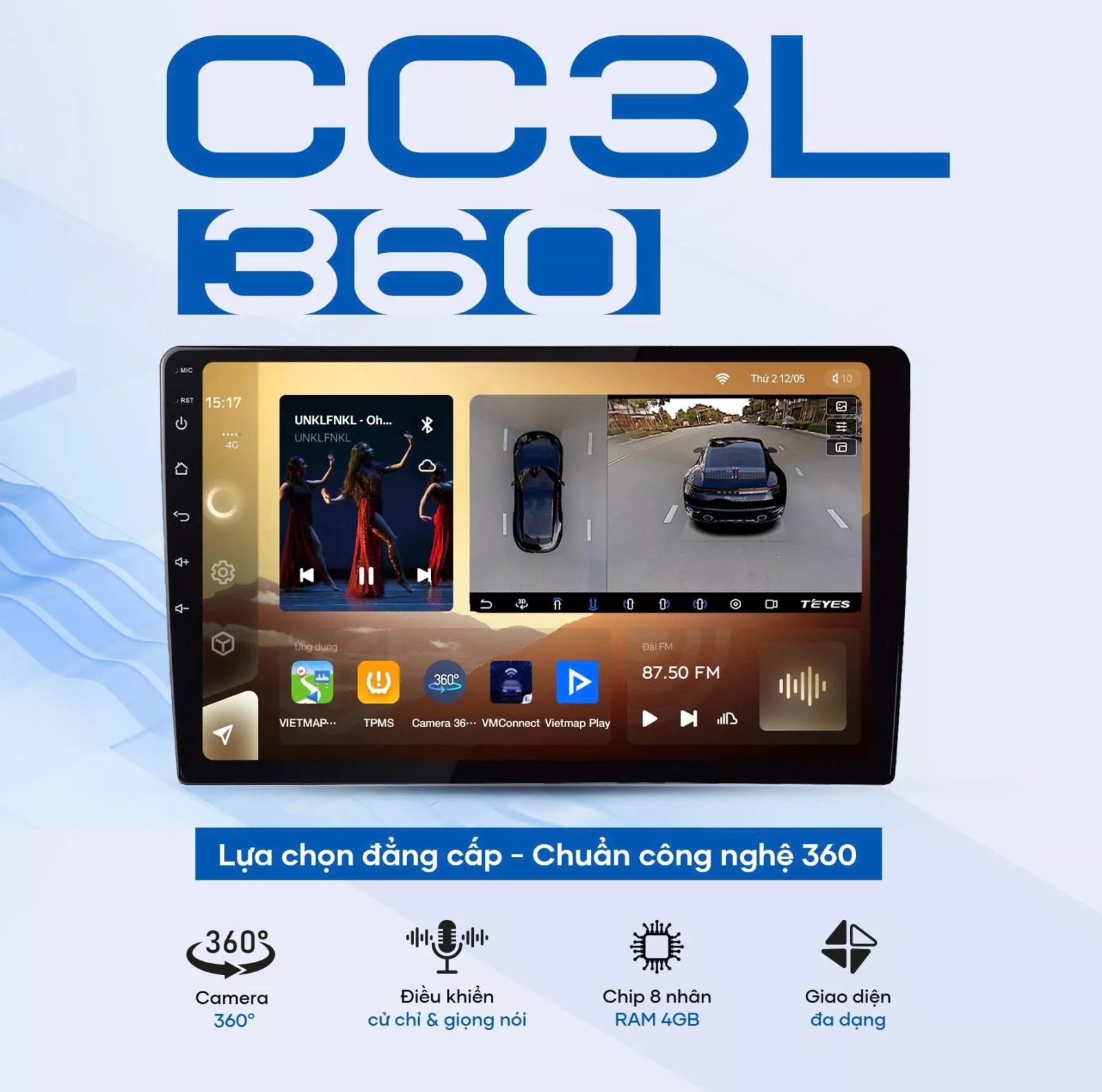 Teyes CC3L 360 - Màn Hình Ô Tô tại Đức Hiếu Auto - hình 1