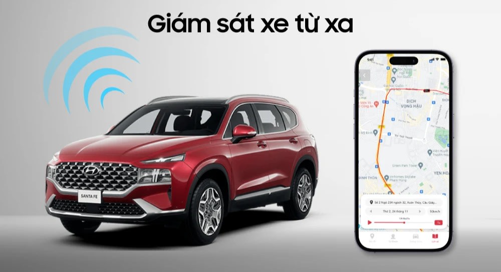 Màn hình ô tô thông minh GTS4 giám sát xe từ xa