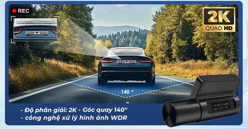 Camera Vietmap L110 ghi hình sắc nét, chân thực từng chi tiết