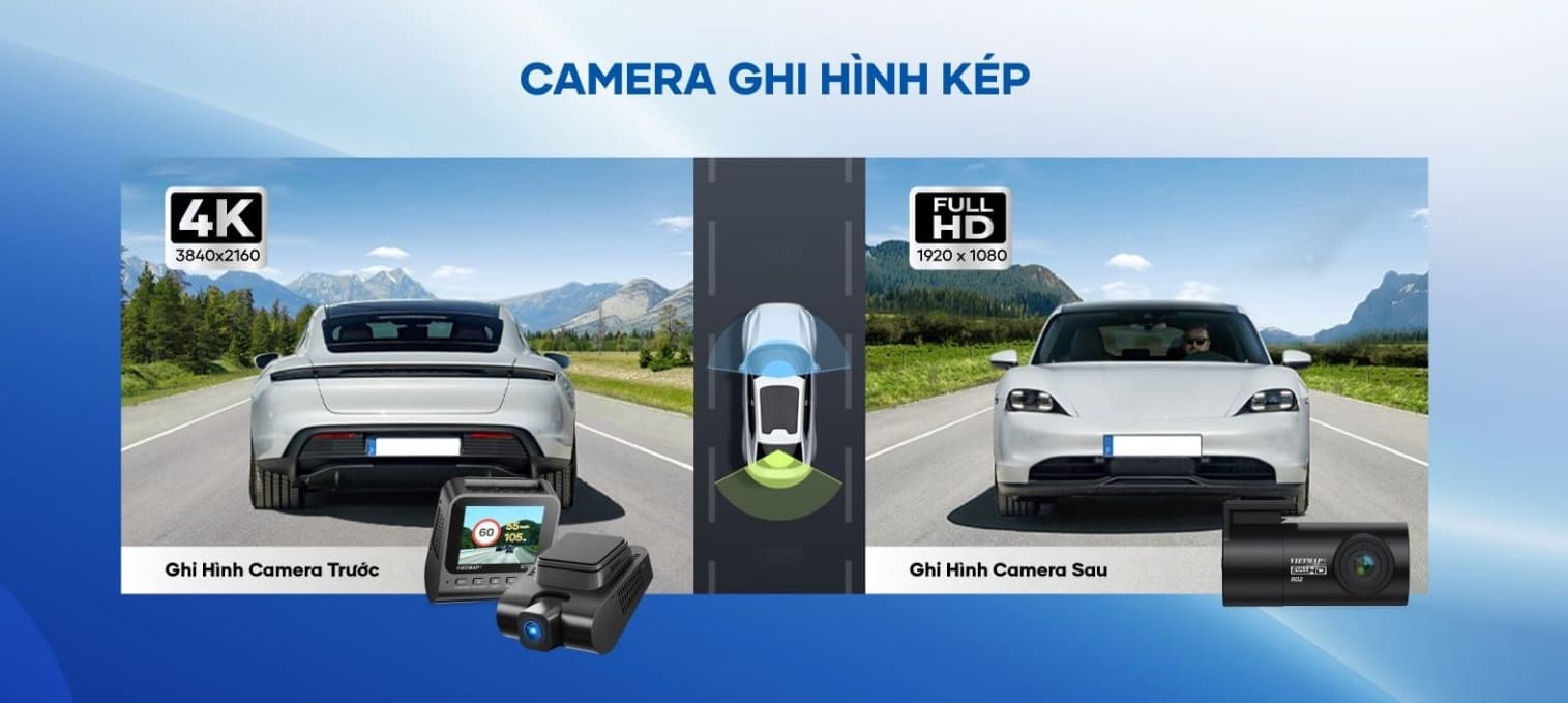 VIETMAP S720 - Camera Hành Trình - 360 Độ tại Đức Hiếu Auto - hình 3