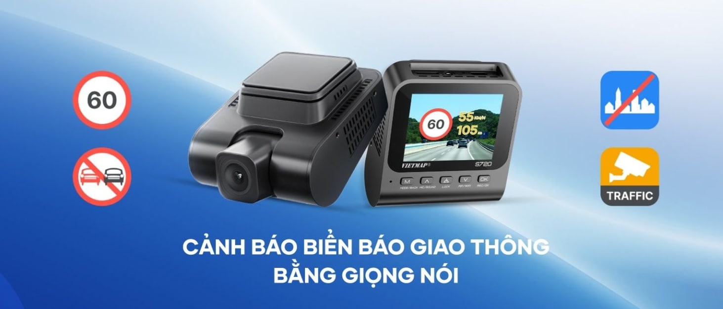 VIETMAP S720 - Camera Hành Trình - 360 Độ tại Đức Hiếu Auto - hình 5