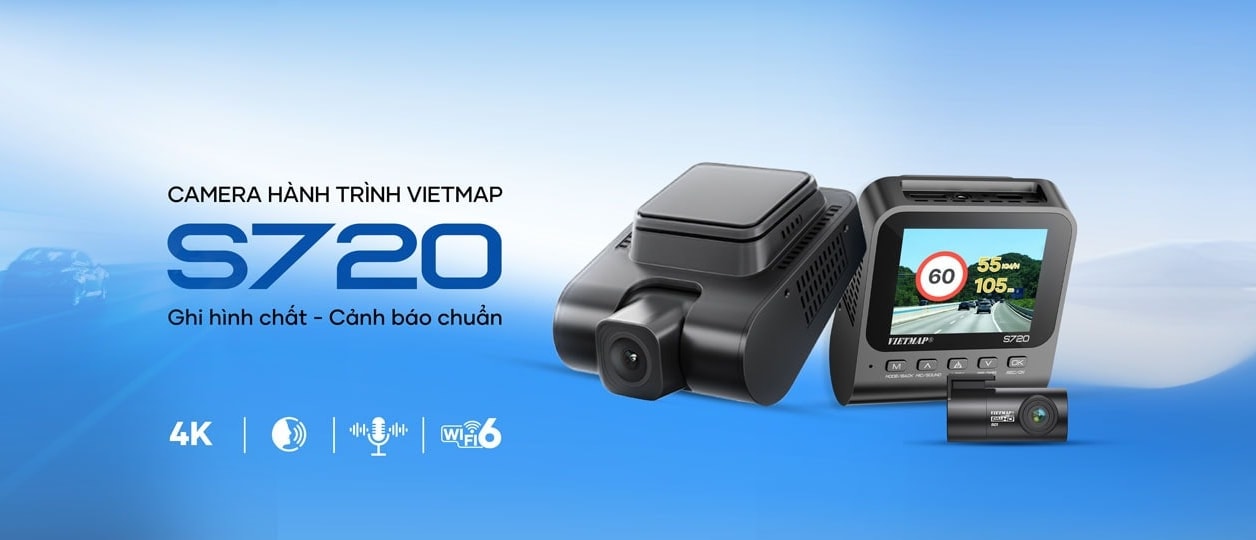 VIETMAP S720 - Camera Hành Trình - 360 Độ tại Đức Hiếu Auto - hình 1
