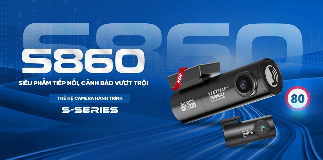 VIETMAP S860 - Camera Hành Trình - 360 Độ tại Đức Hiếu Auto - hình 1