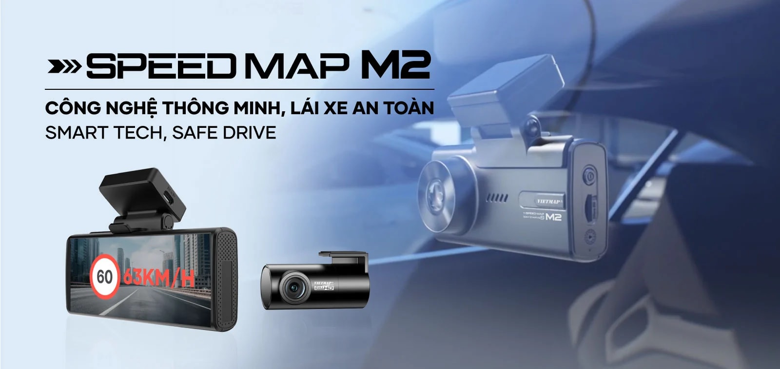 VIETMAP SPEEDMAP M2 - Camera Hành Trình - 360 Độ tại Đức Hiếu Auto - hình 1