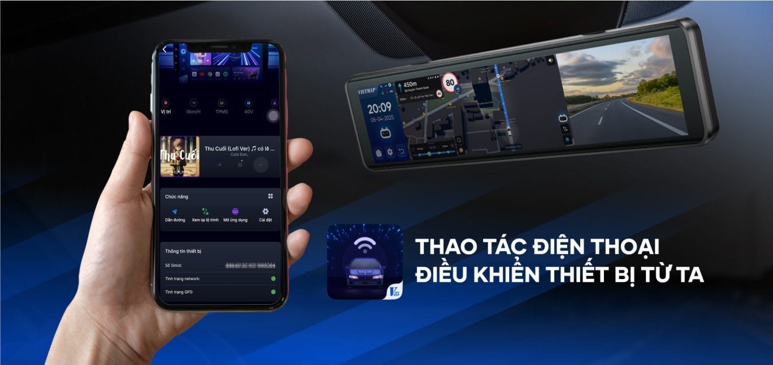 VIETMAP V740 - Camera Hành Trình - 360 Độ tại Đức Hiếu Auto - hình 8