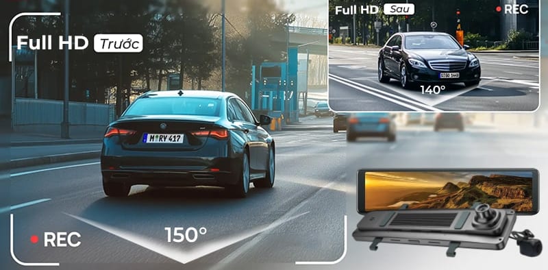 VIETMAP V740 - Camera Hành Trình - 360 Độ tại Đức Hiếu Auto - hình 3