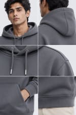 ADRIZO Dark Grey Men's Hoodie thumbnail 2