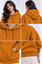 ADRIZO Mustard Women's Hoodie thumbnail 2