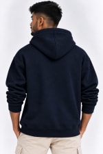 ADRIZO Navy Blue Men's Hoodie thumbnail 4