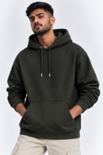 ADRIZO Olive Green Men's Hoodie thumbnail 1