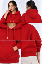 ADRIZO Red Women's Hoodie thumbnail 2