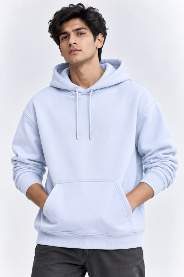 ADRIZO White Men's Hoodie