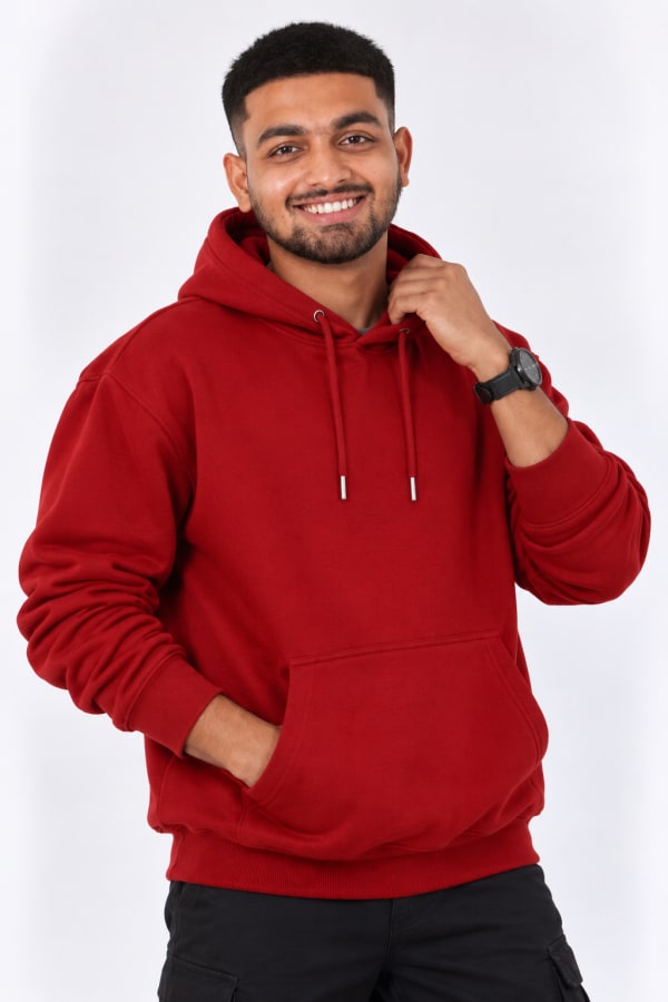 ADRIZO Red Men's Hoodie