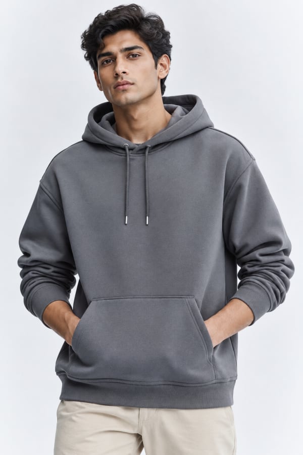 ADRIZO Dark Grey Men's Hoodie