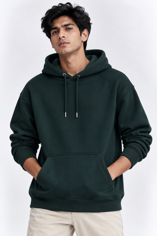 ADRIZO Bottle Green Men's Hoodie