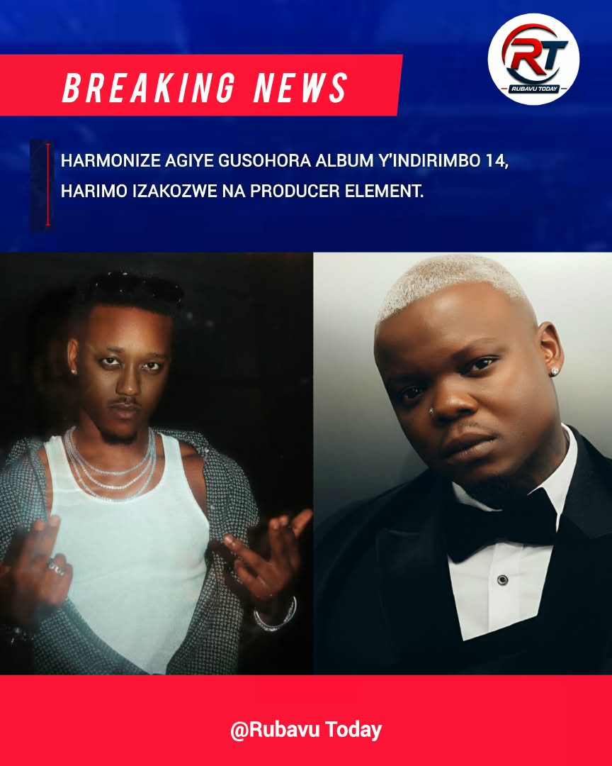 Harmonize agiye gusohora album y'indirimbo 14, harimo izakozwe na producer Element.