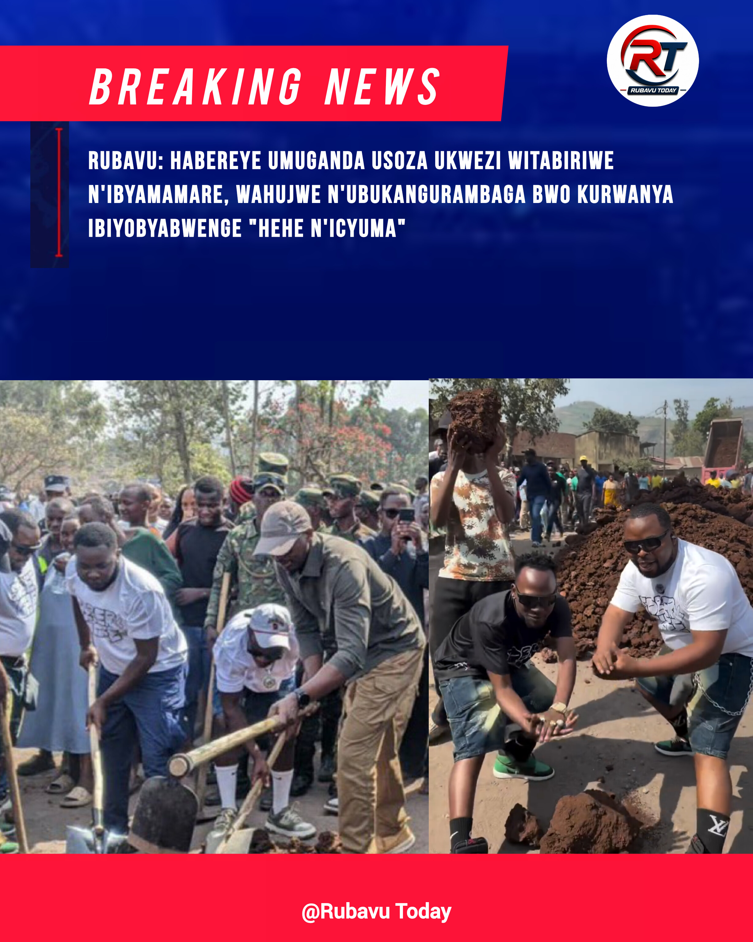 Rubavu: Umuganda usoza Kanama wahujwe na gahunda ya "Hehe n'Icyuma"