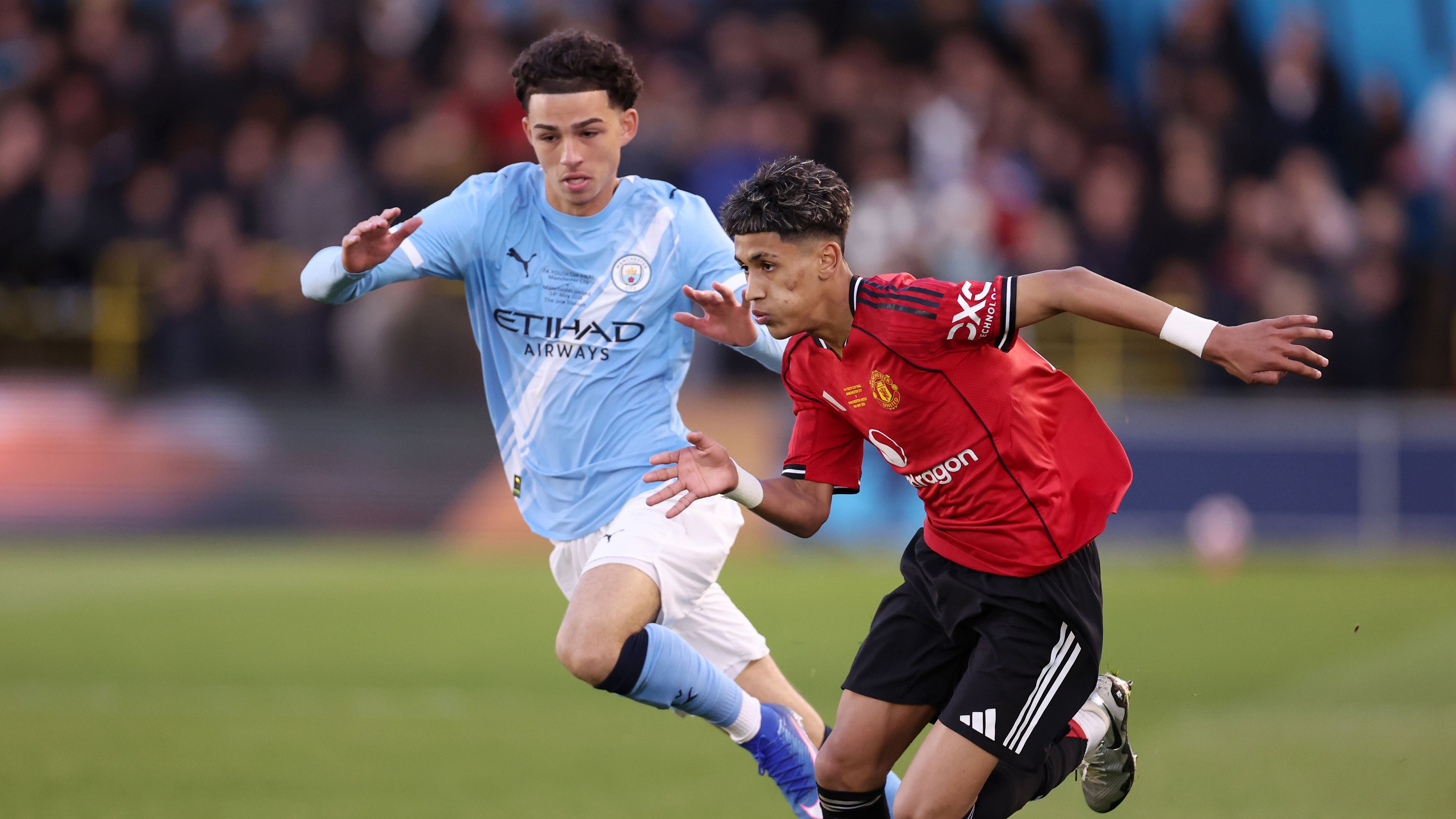 JJ Gabriel yanditse amateka muri Manchester United nyuma ya Hat-trick muri UEFA  photo