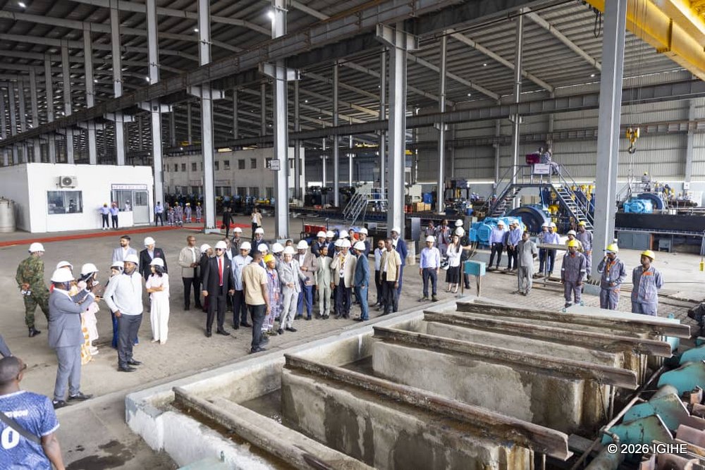 Musanze: Hatashywe uruganda ruzajya rukora toni 250.000 z’ibyuma ku mwaka photo 2