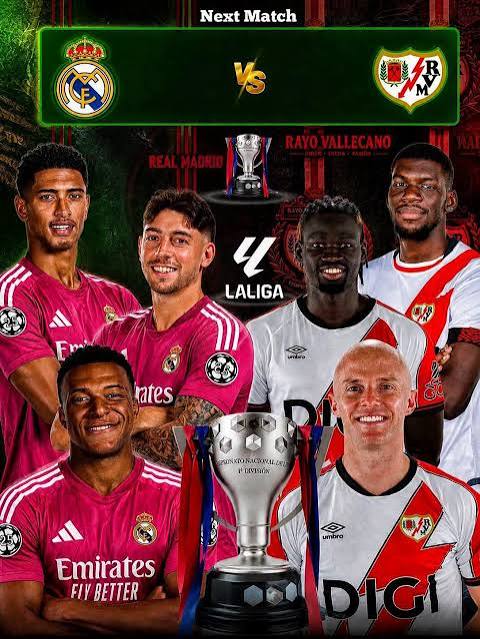Real Madrid irashaka gukomeza gutsindira Bernabéu, yakiriye Rayo Vallecano photo