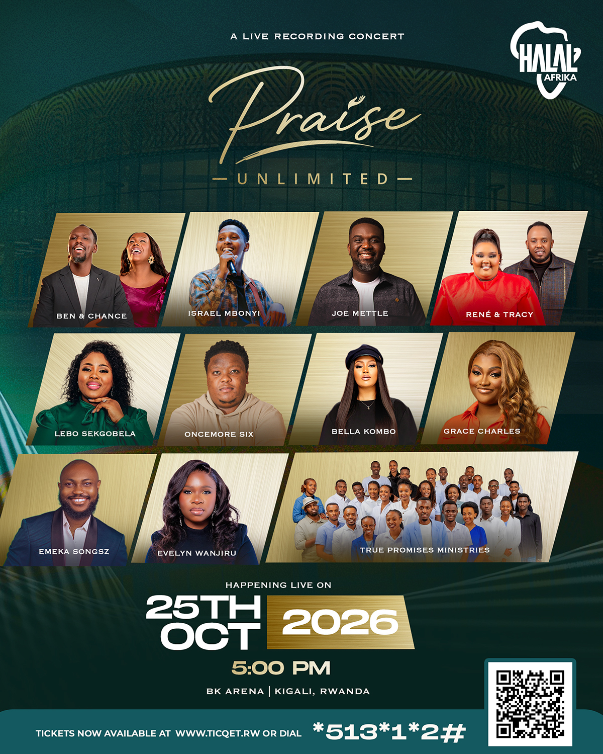 Abahanzi bakomeye muri Gospel muri Afurika bagiye guhurira i Kigali muri 'Praise Unlimited'