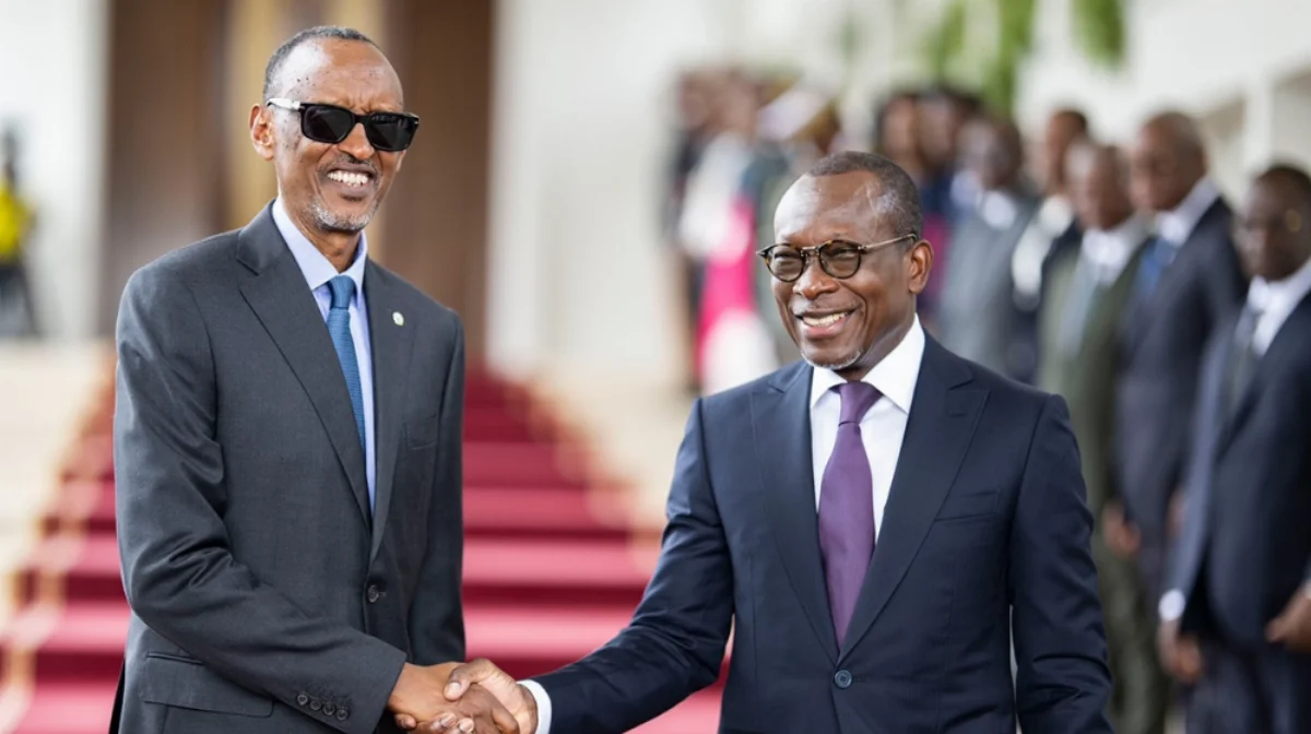 Perezida wa Benin Romuald Wadagni yagiriye uruzinduko mu Rwanda photo