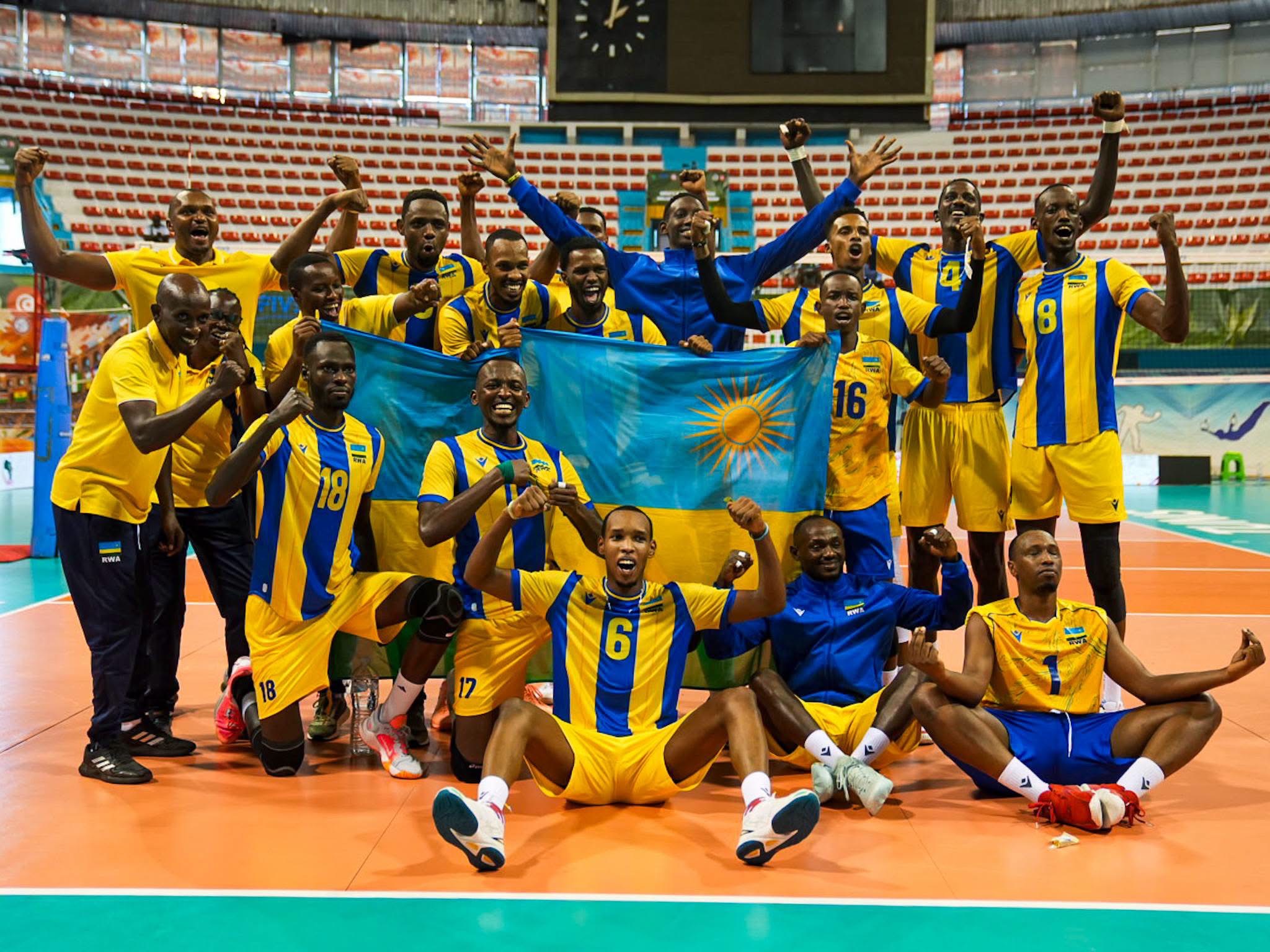 U Rwanda rwegukanye intsinzi ikomeye kuri Congo muri Volleyball