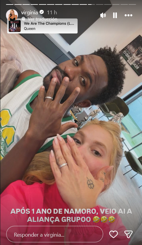 AMAFOTO: Vinicius yambitse impeta umukunzi we w’abana batatu nyuma y’umwaka baku photo 5