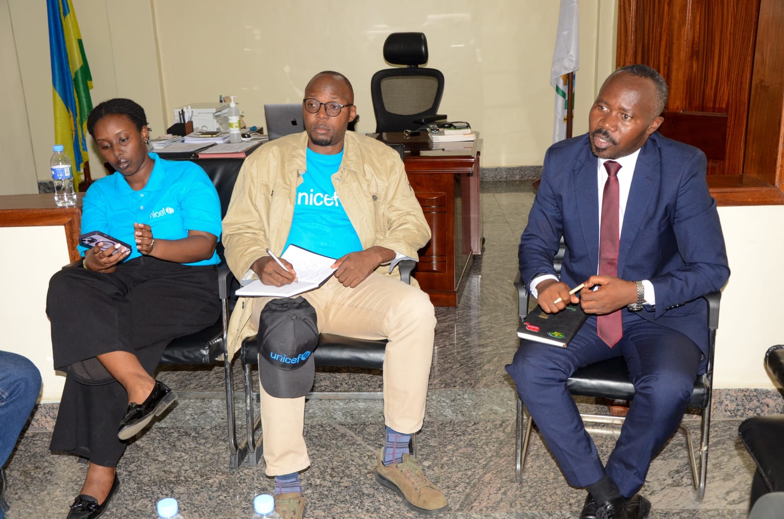 Rubavu: Meya na UNICEF Rwanda baganiriye ku gukomeza serivisi z’ubuzima no guhangana n’ibiza